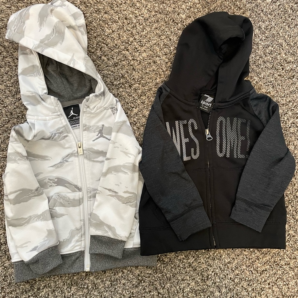 Toddler Zip Up Hoodies (12-18 month)